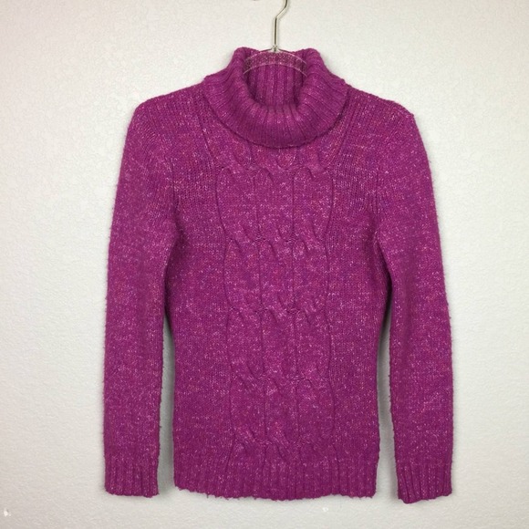 New York & Company Sweaters - NEW YORK & CO Magenta Turtleneck Sweater Size S